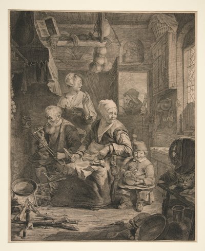 La donna delle frittelle da Cornelis Visscher