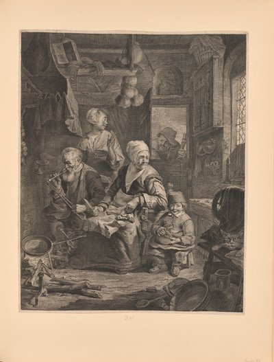 La donna dei pancake da Cornelis Visscher