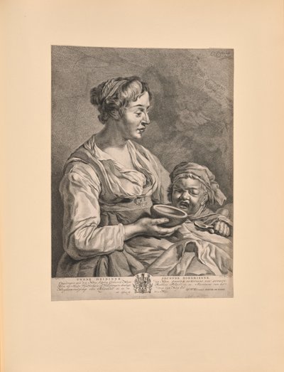 La seconda boema (Second Heidinne - Seconde Bohemienne) da Cornelis Visscher