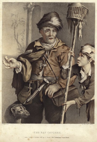 Il cacciatore di topi da Cornelis Visscher