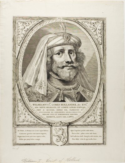 Guglielmo I, dai Principes Hollandiae, Zelandiae, et Frisiae da Cornelis Visscher