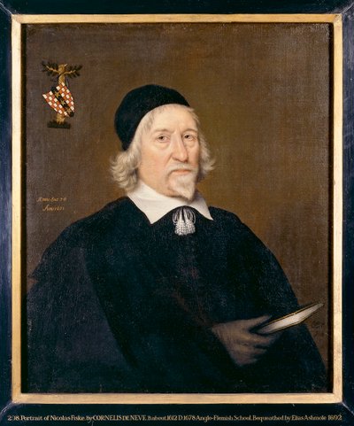 Ritratto di un Uomo, chiamato Nicholas Fiske, 1651 da Cornelis de Neve