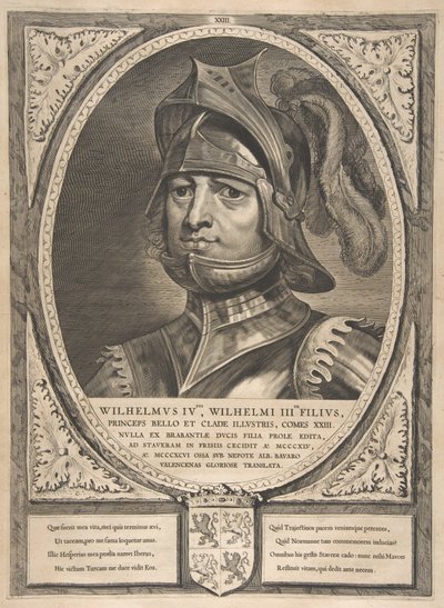 Guglielmo IV dalla serie Conti e Contesse di Olanda, Zelanda e Frisia Occidentale da Cornelis de Visscher