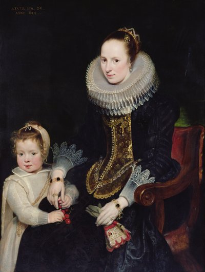 Ritratto di una signora e sua figlia da Cornelis de Vos