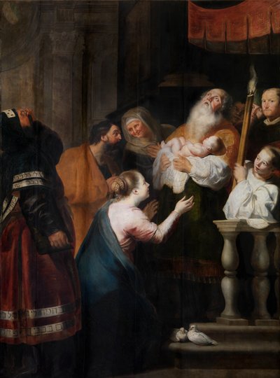 La Purificazione della Presentazione al Tempio da Cornelis de Vos
