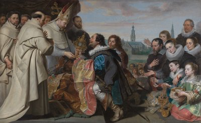 La restituzione dei tesori della chiesa a San Norberto dopo la sconfitta dell