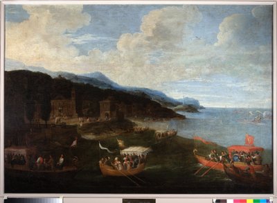 Barche di famiglie patrizie a ovest di Genova da Cornelis de Wael