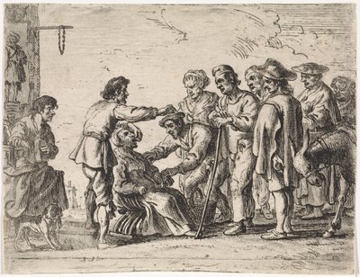 Il ciarlatano da Cornelis de Wael