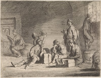 Prigionieri in prigione da Cornelis de Wael