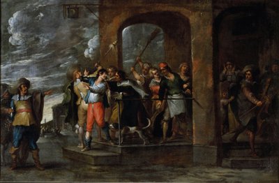 Storia del figliol prodigo: espulsione da Cornelis de Wael