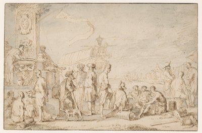 Porto orientale da Cornelis de Wael