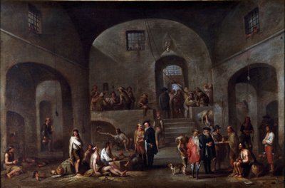 Le sette opere di misericordia corporale: la visita dei prigionieri da Cornelis de Wael