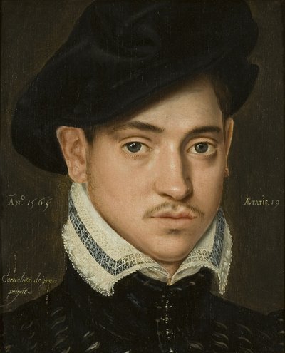 Ritratto di un Giovane Uomo da Cornelis de Zeeu