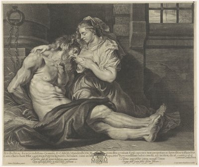 Cimone e Pero (Caritas Romana) da Cornelis van Caukercken