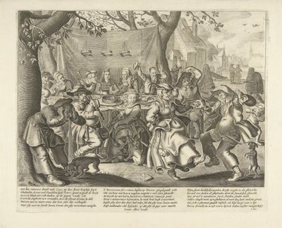 Matrimonio contadino da Cornelis van Dalen (I)
