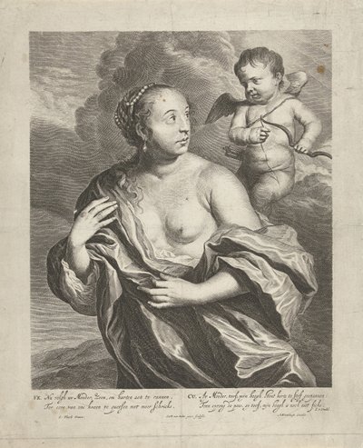 Venere e Cupido da Cornelis van Dalen (II)