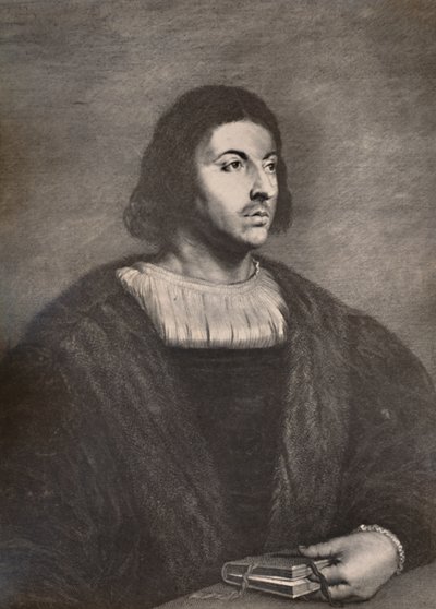 Giovanni Boccaccio, scrittore, poeta e umanista del Rinascimento italiano, XVII secolo da Cornelis van Dalen II