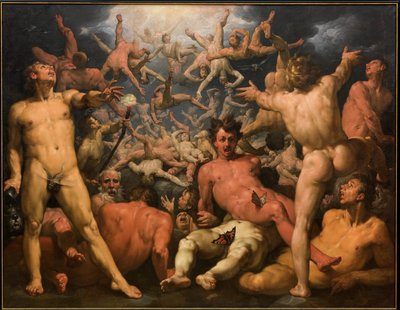La caduta dei titani da Cornelis van Haarlem
