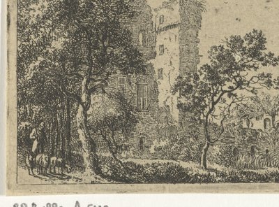 Rovina del castello de Haar da Cornelis van Hardenbergh
