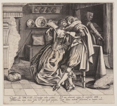 Tactus (tatto), da I cinque sensi da Cornelis van Kittensteyn