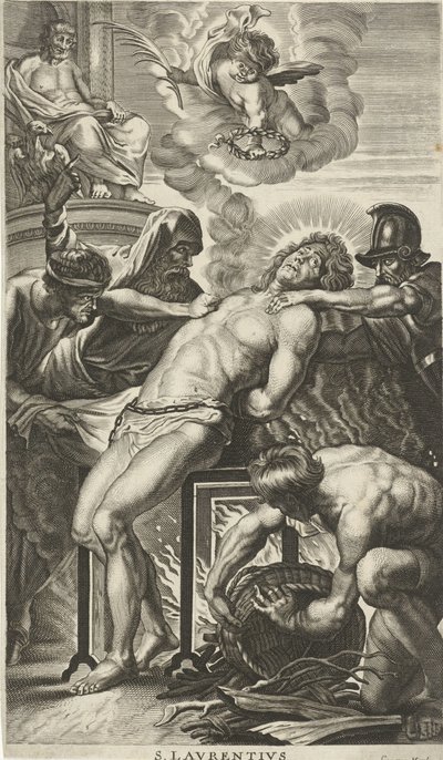 Martirio di San Lorenzo da Cornelis van Merlen