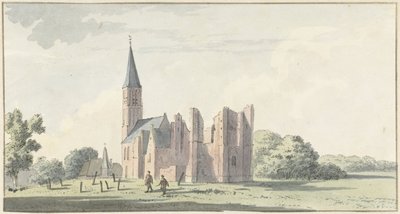 Rovina della chiesa a Serooskerken da Cornelis van Noorde (attributed to)