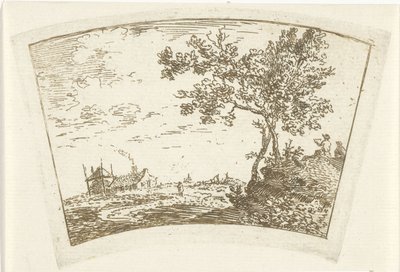 Paesaggio con una fattoria da Cornelis van Noorde