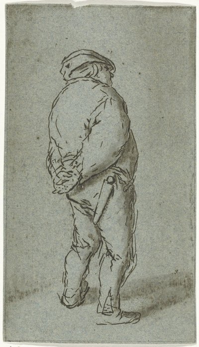 Uomo in piedi da Cornelis van Noorde