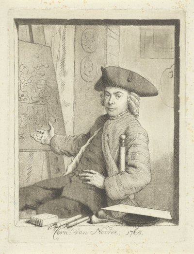 Autoritratto di Cornelis van Noorde da Cornelis van Noorde