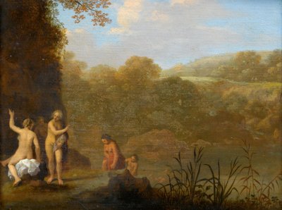Ragazze che fanno il bagno da Cornelis van Poelenburch