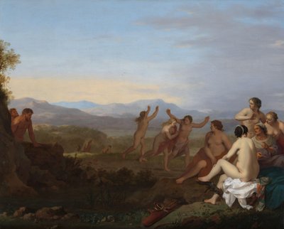 Satiri che spiano le ninfe da Cornelis van Poelenburch