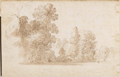 Paesaggio boscoso da Cornelis van Poelenburgh or Poelenburch