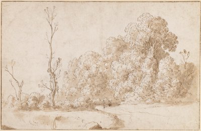 Paesaggio boschivo da Cornelis van Poelenburgh or Poelenburch