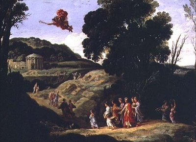 Baccanale da Cornelis van Poelenburgh or Poelenburch