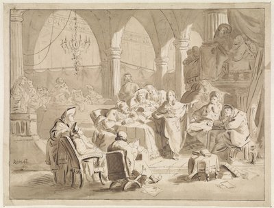 Cristo dodicenne nel tempio da Cornelis van der Griendt