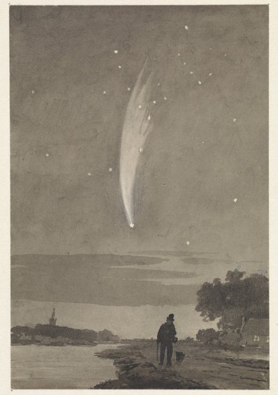 La cometa di Donati, 10 ottobre 1858 da Cornelis van der Griendt