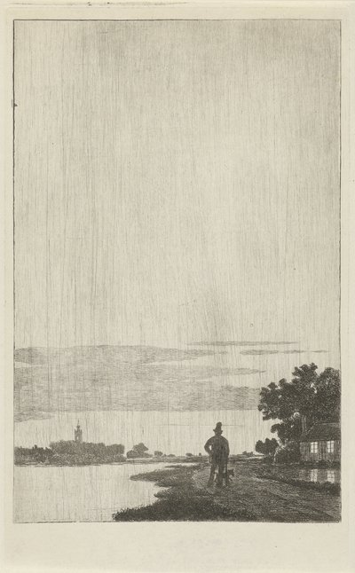 La cometa di Donati, 1858 da Cornelis van der Griendt