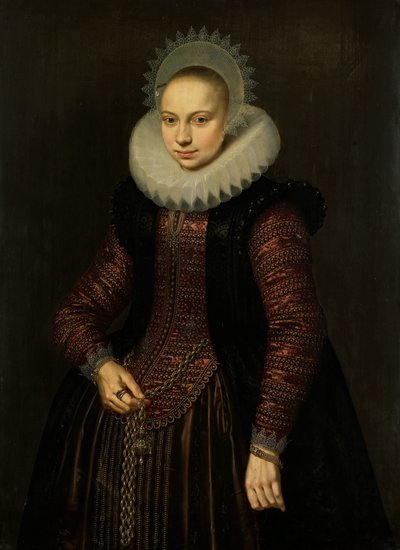Ritratto di Brechtje Overrijn van Schoterbosch da Cornelis van der Voort