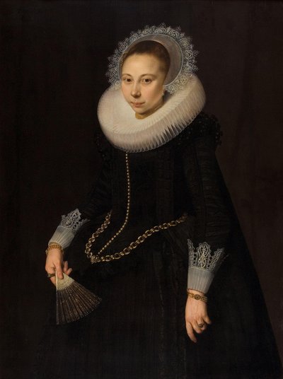 Ritratto di Maria Overrijn van Schoterbosch (1599/1600-1638) da Cornelis van der Voort