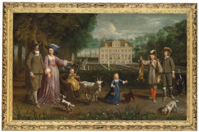 Ritratto di gruppo di una famiglia da Cornelius Holsteyn