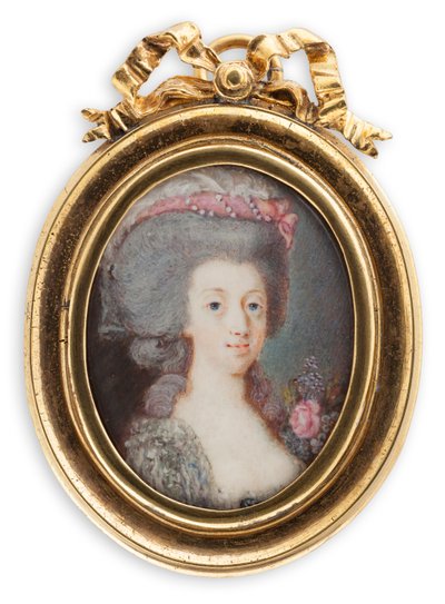 Ritratto di Sofia Maddalena di Danimarca 1746-1813, Regina di Svezia da Cornelius Høyer