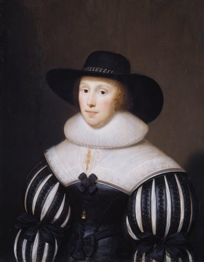 Ritratto di Grace Bradbourne, moglie di Thomas Holte, 1627-1700 da Cornelius I Johnson