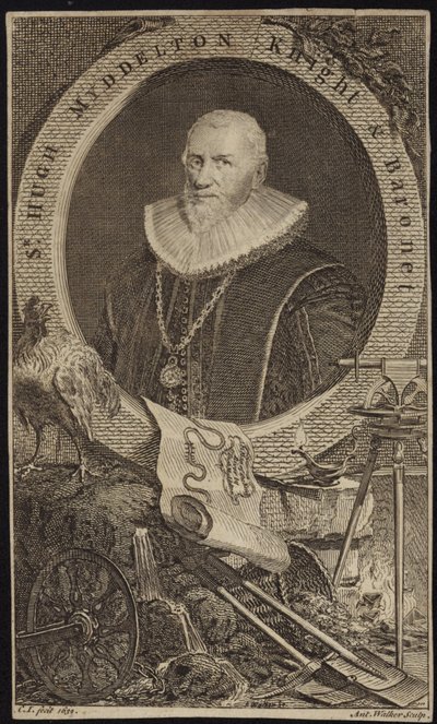 Hugh Myddleton da Cornelius Janssen van Ceulen