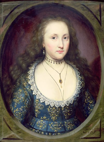 Ritratto di una signora chiamata Mary, contessa di Pembroke, 1619 da Cornelius Janssen van Ceulen