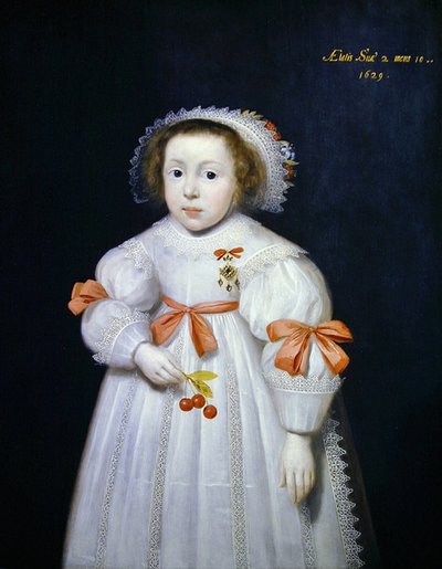 Ritratto di una giovane ragazza da Cornelius Janssen van Ceulen