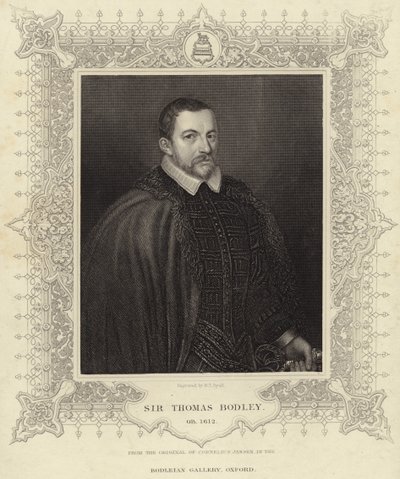 Sir Thomas Bodley da Cornelius Janssen van Ceulen