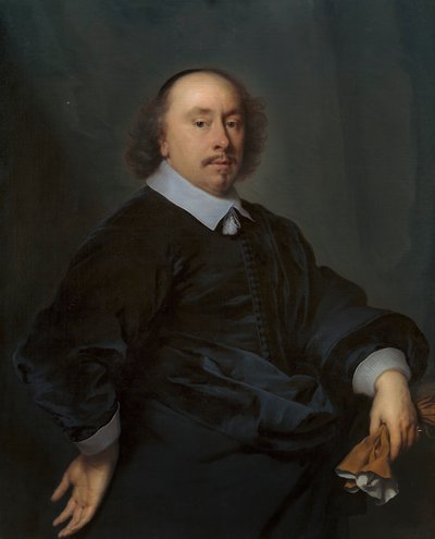 Ritratto di un uomo da Cornelius Johnson