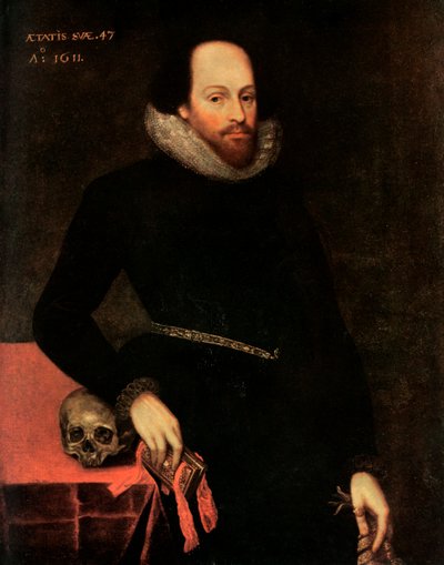 Il ritratto di Ashbourne di Shakespeare, XVI secolo da Cornelius Ketel