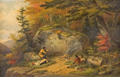 Autunno nel Canada occidentale, indiani Chippeway
