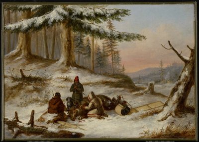 Cacciatori di alci da Cornelius Krieghoff
